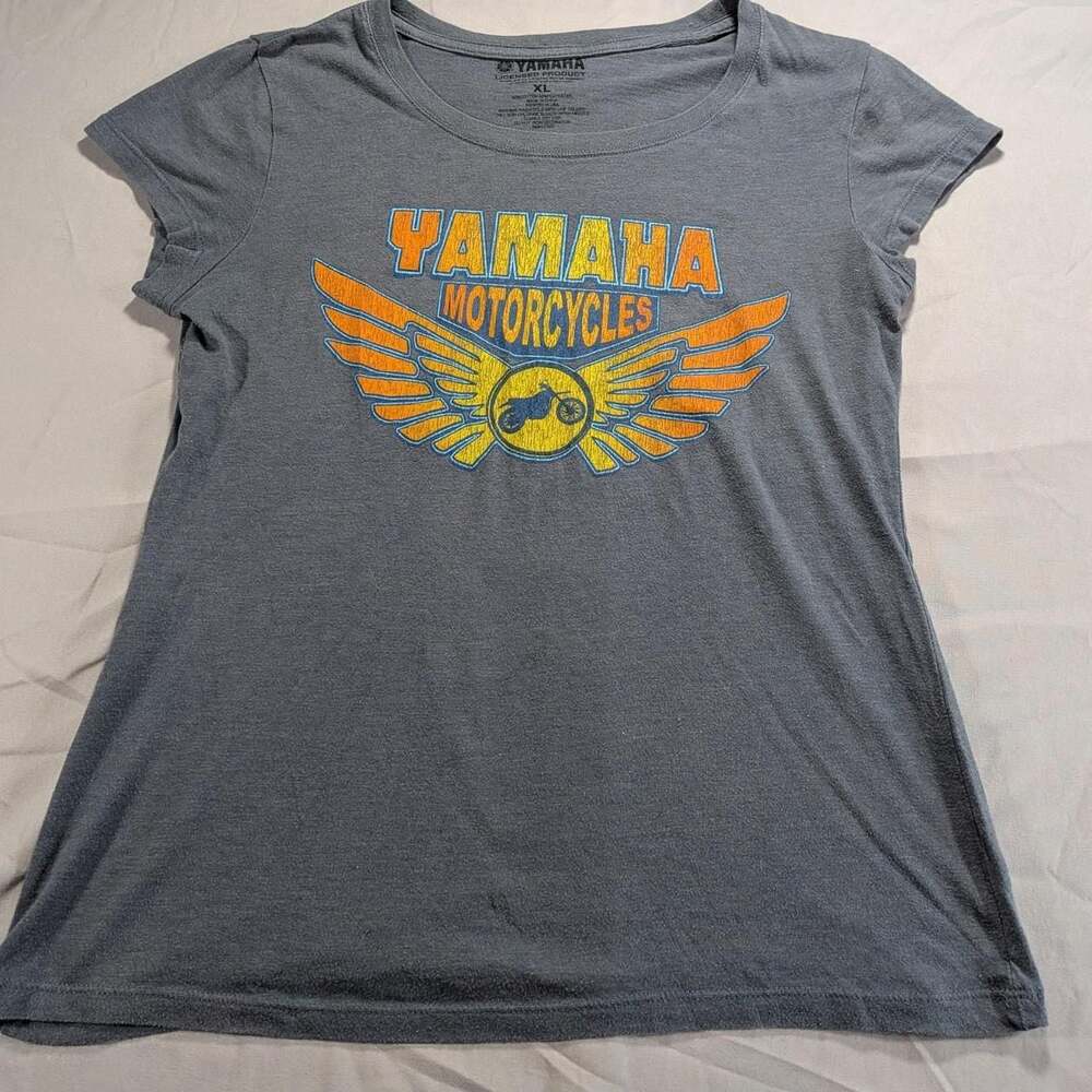 Yamaha Motorcycles Graphic Grey T-Shirt
